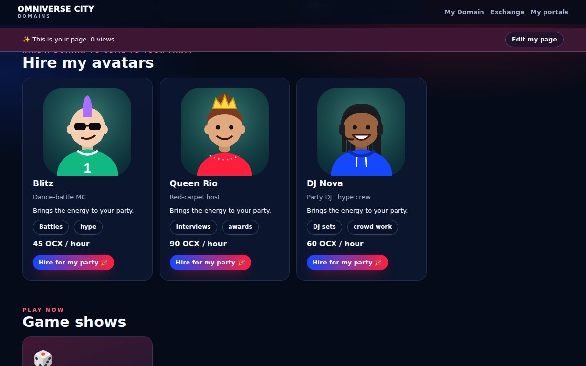 Avatars people can hire