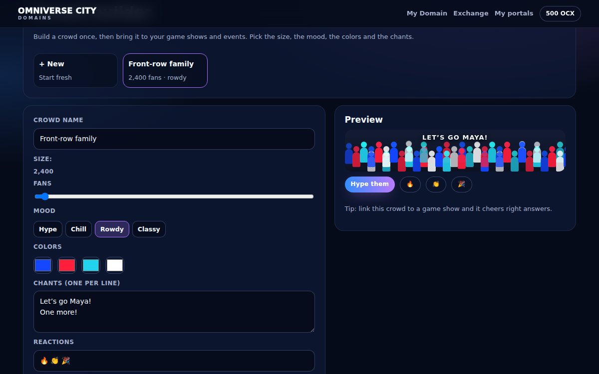 Crowd builder